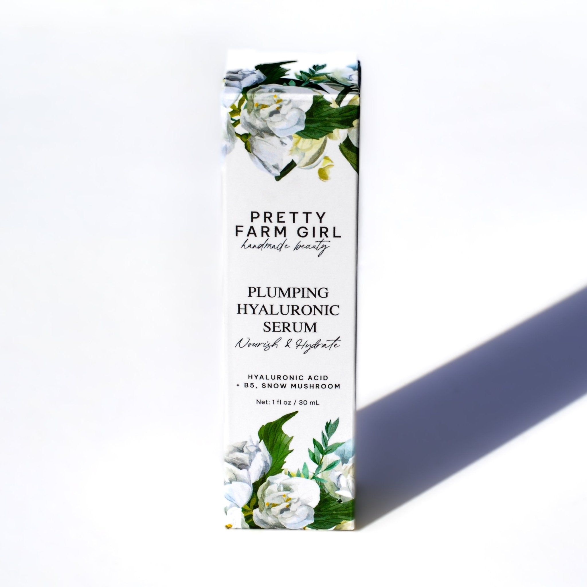 Hyaluronic Plumping Serum with Vitamin B5 + Snow Mushroom - Grace & Grit Boutique
