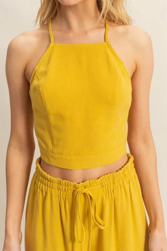 HYFVE Crop Top and Cargo Pants Set - Grace & Grit Boutique