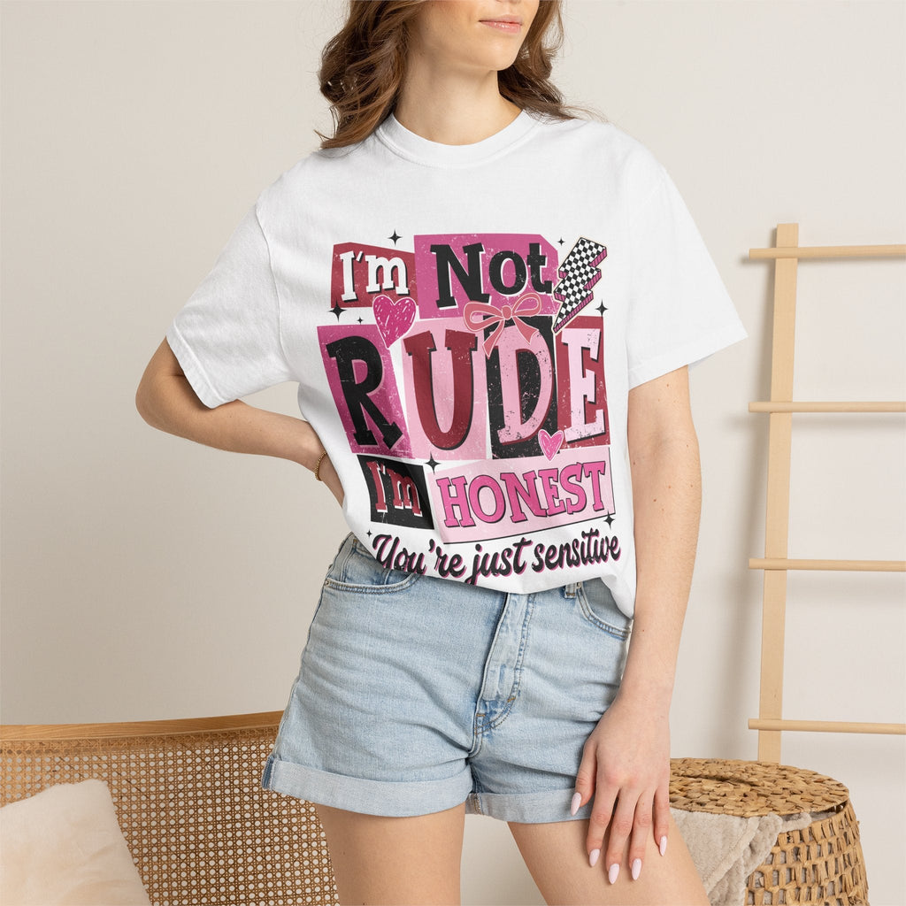 I'm Not Rude, I'm Honest T-Shirt Honest Quote Graphic Tee - Grace & Grit Boutique