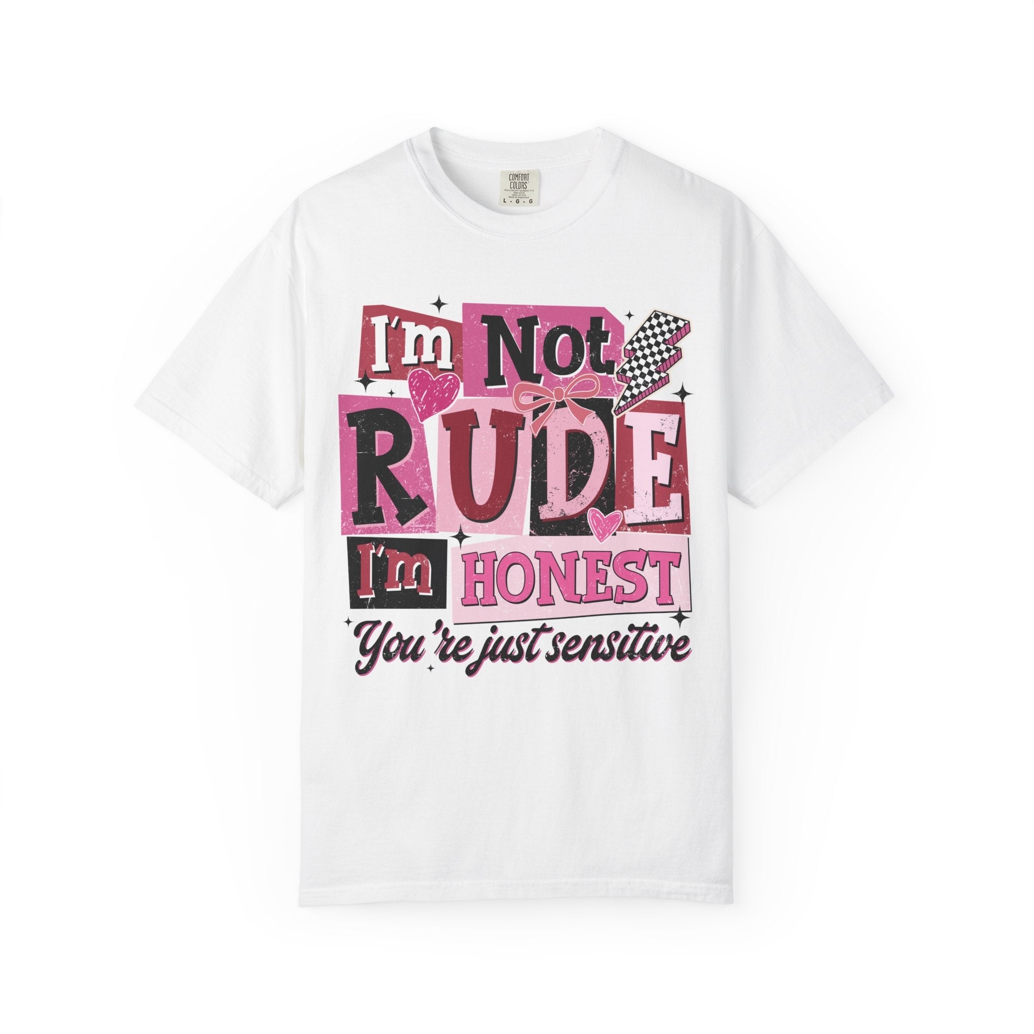 I'm Not Rude, I'm Honest T-Shirt Honest Quote Graphic Tee - Grace & Grit Boutique