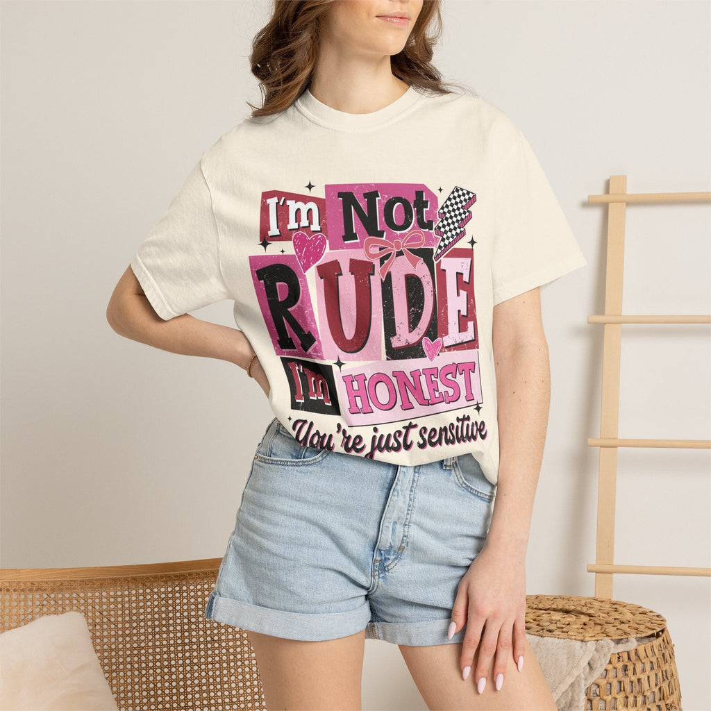 I'm Not Rude, I'm Honest T-Shirt Honest Quote Graphic Tee - Grace & Grit Boutique