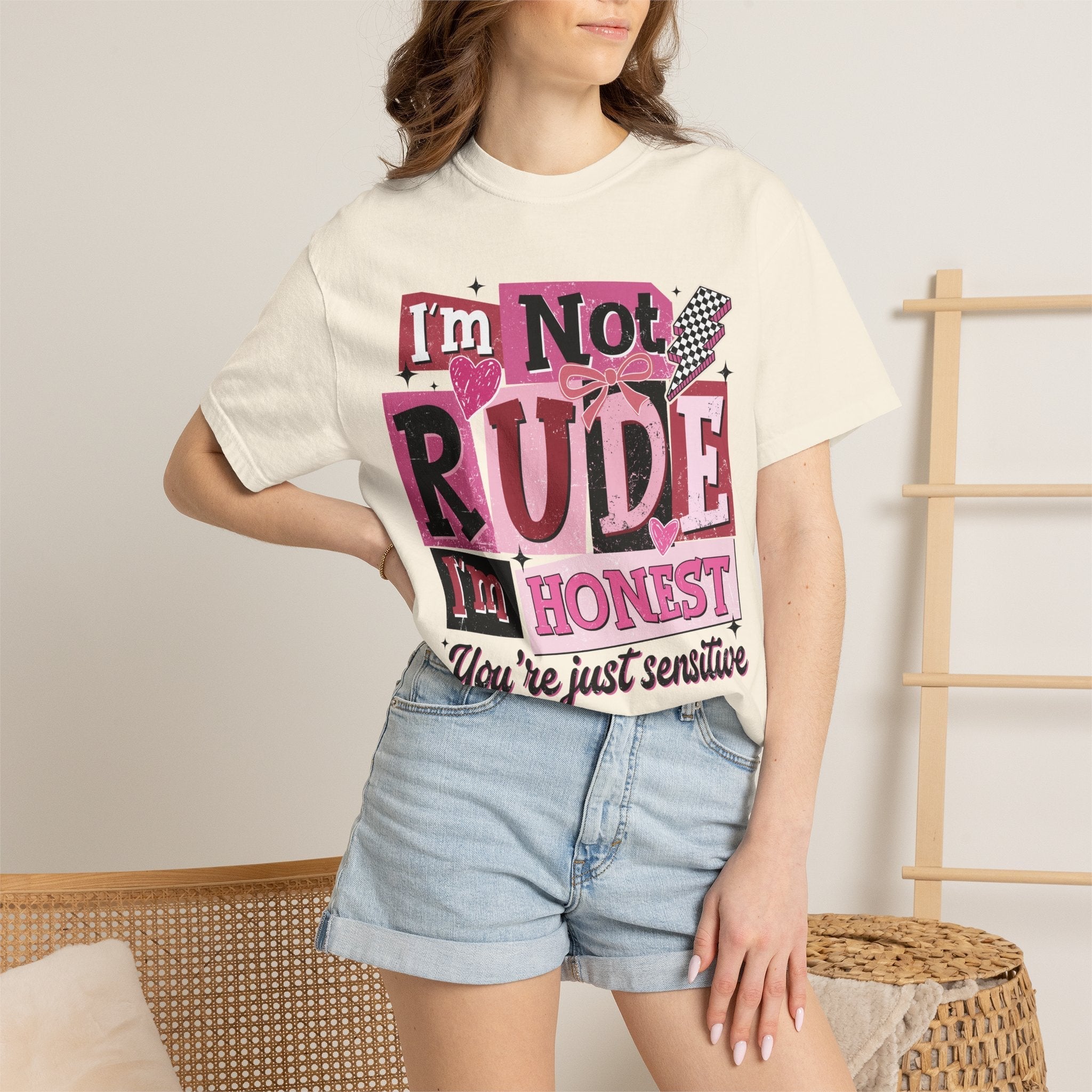 I'm Not Rude, I'm Honest T-Shirt Honest Quote Graphic Tee - Grace & Grit Boutique