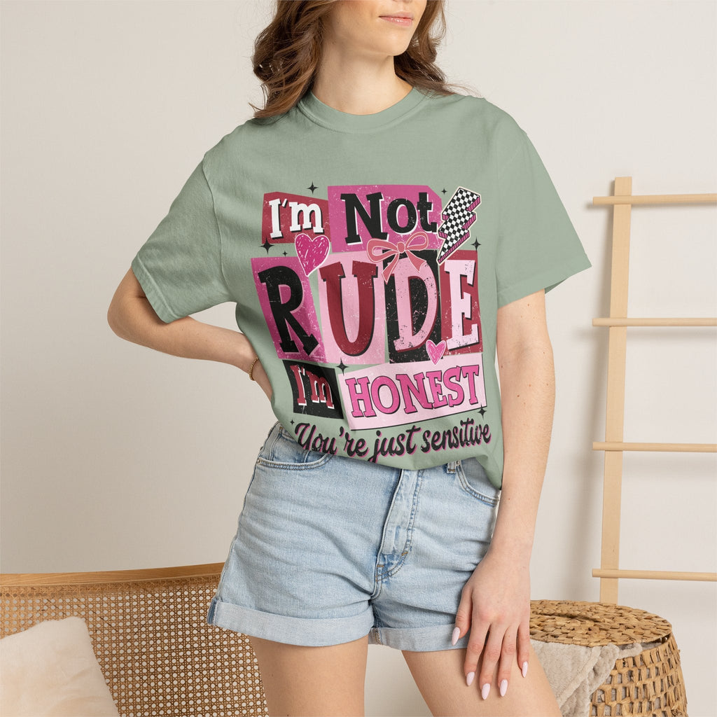 I'm Not Rude, I'm Honest T-Shirt Honest Quote Graphic Tee - Grace & Grit Boutique