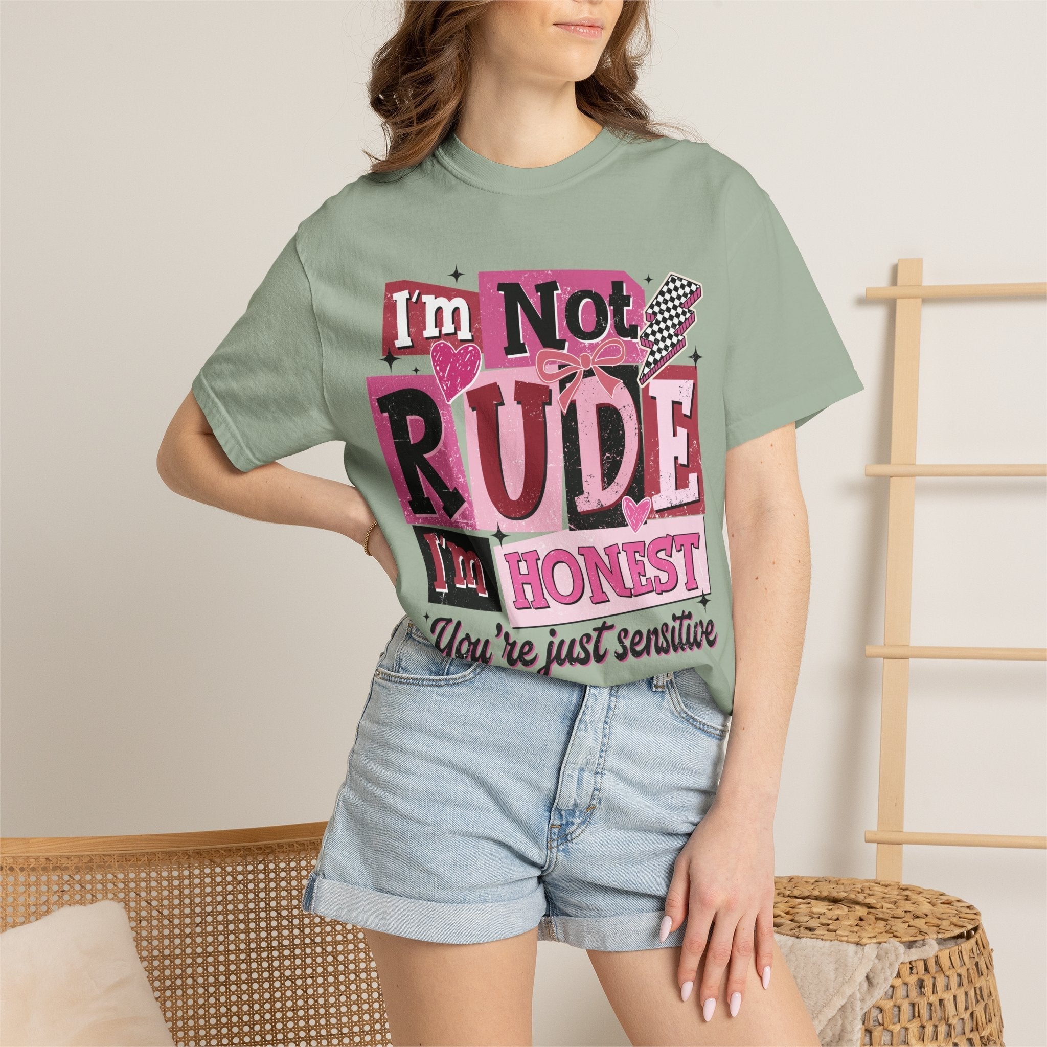 I'm Not Rude, I'm Honest T-Shirt Honest Quote Graphic Tee - Grace & Grit Boutique