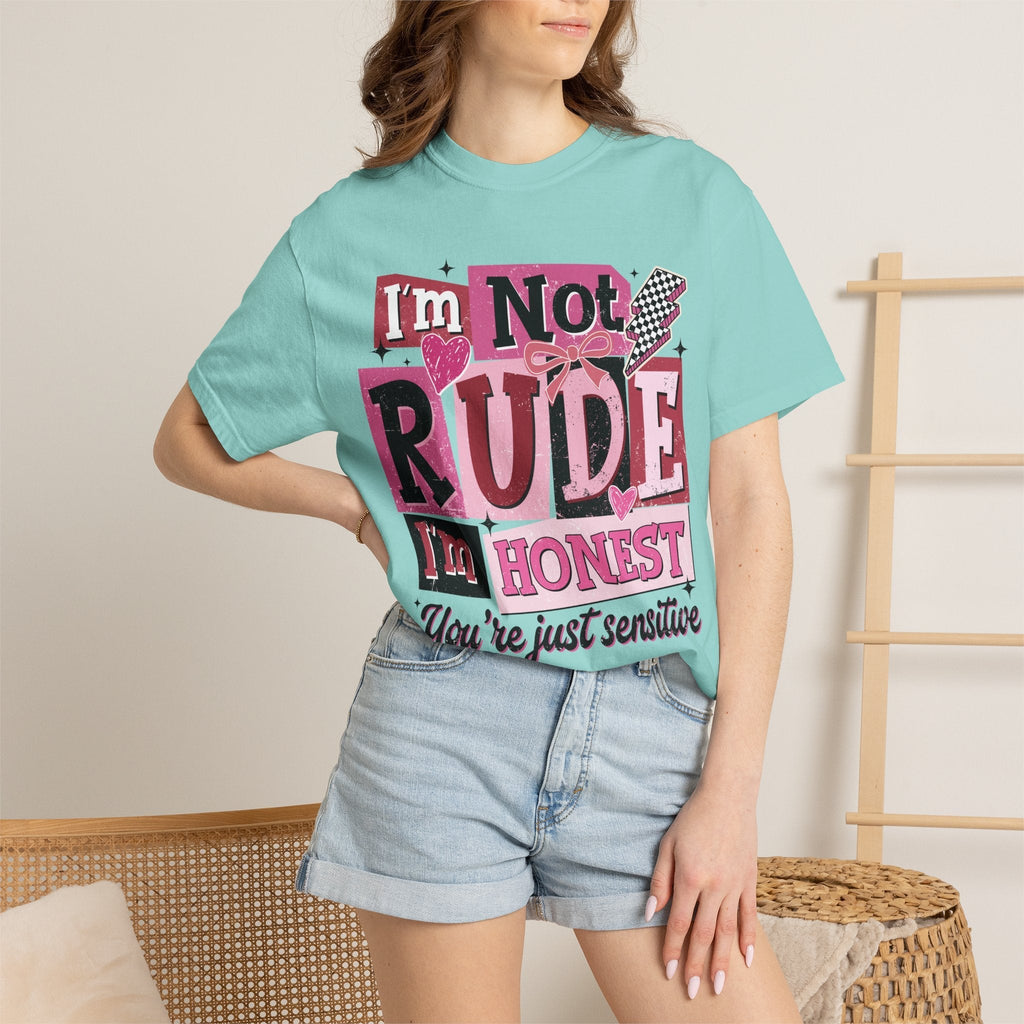 I'm Not Rude, I'm Honest T-Shirt Honest Quote Graphic Tee - Grace & Grit Boutique