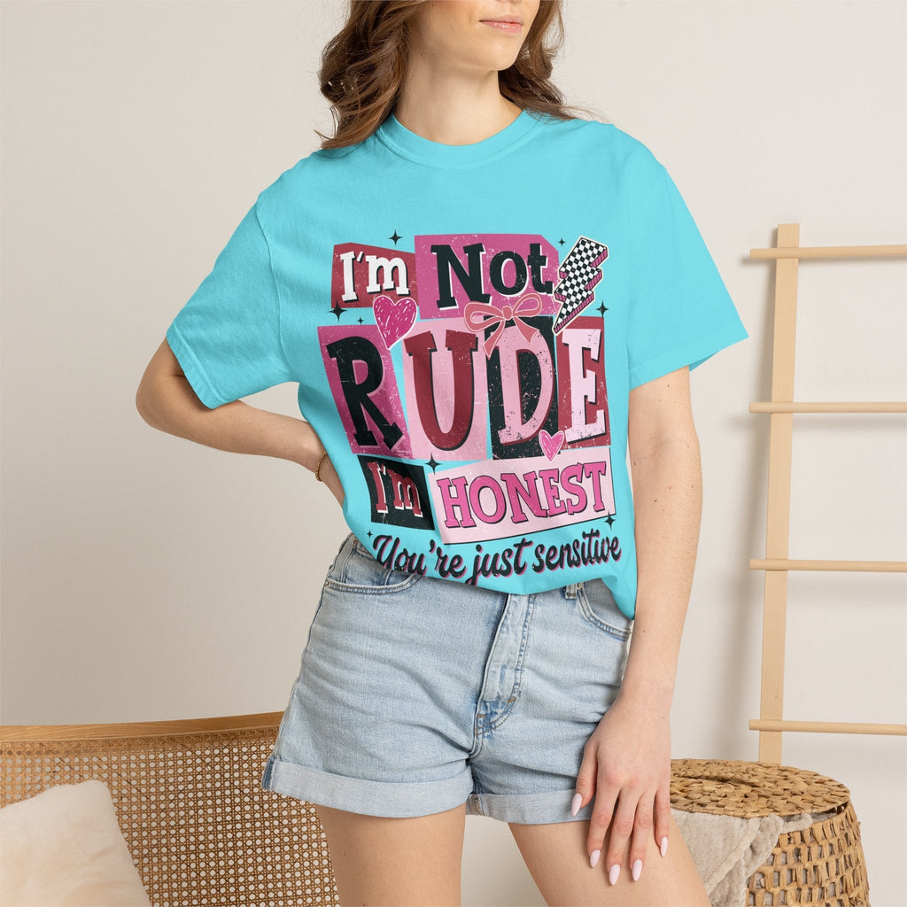 I'm Not Rude, I'm Honest T-Shirt Honest Quote Graphic Tee - Grace & Grit Boutique