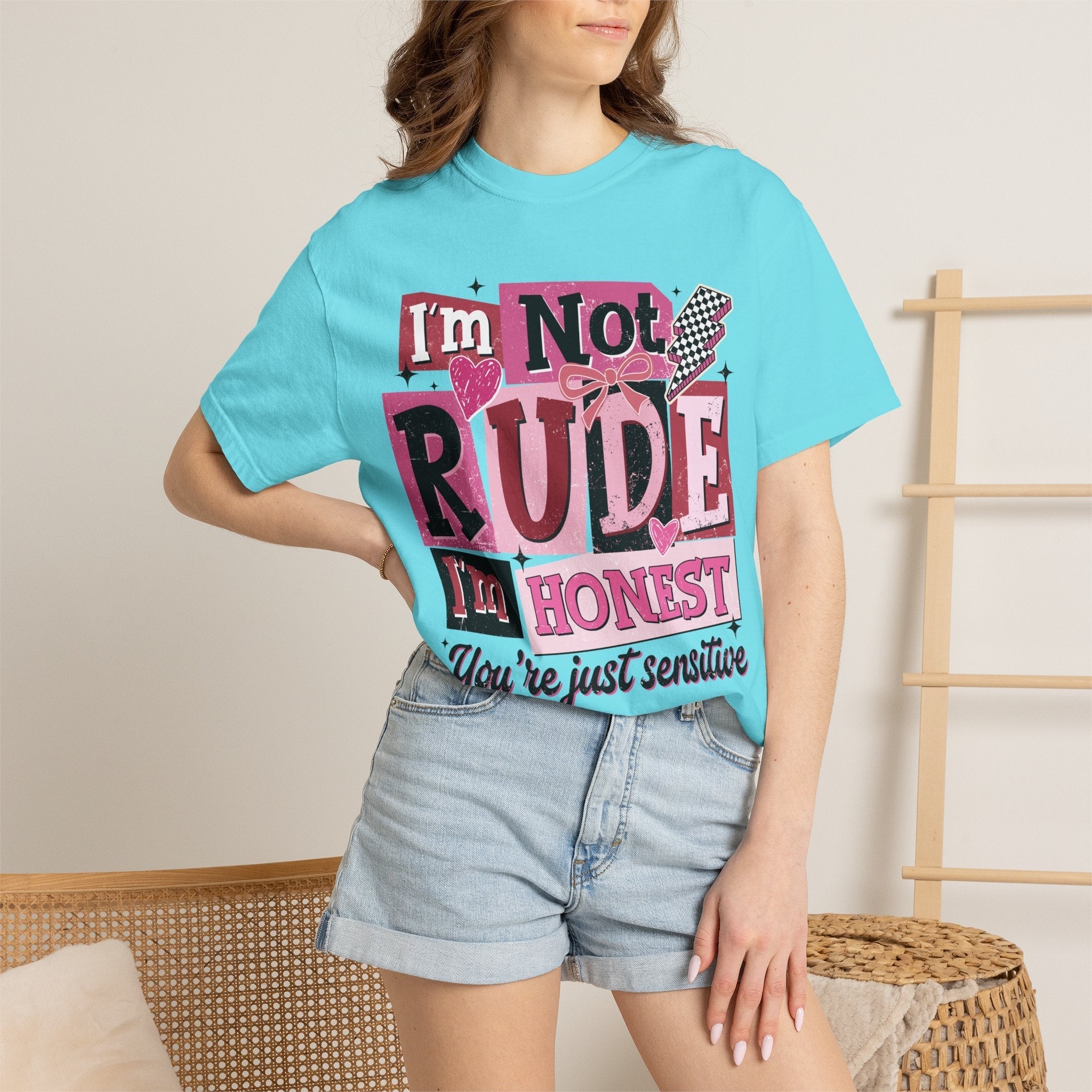 I'm Not Rude, I'm Honest T-Shirt Honest Quote Graphic Tee - Grace & Grit Boutique