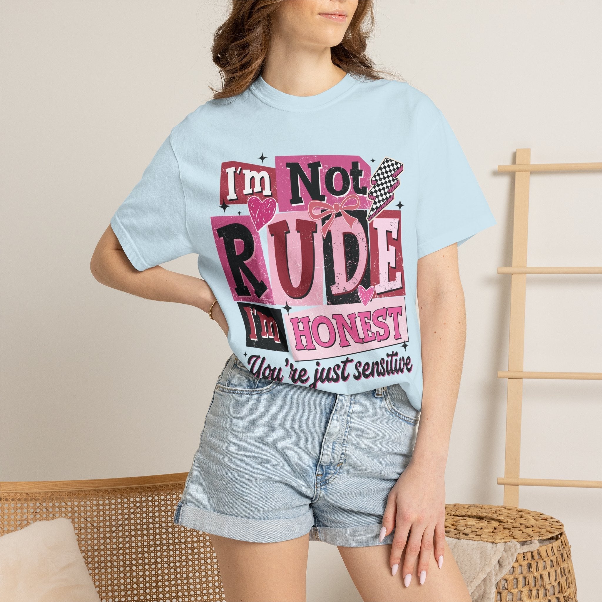 I'm Not Rude, I'm Honest T-Shirt Honest Quote Graphic Tee - Grace & Grit Boutique