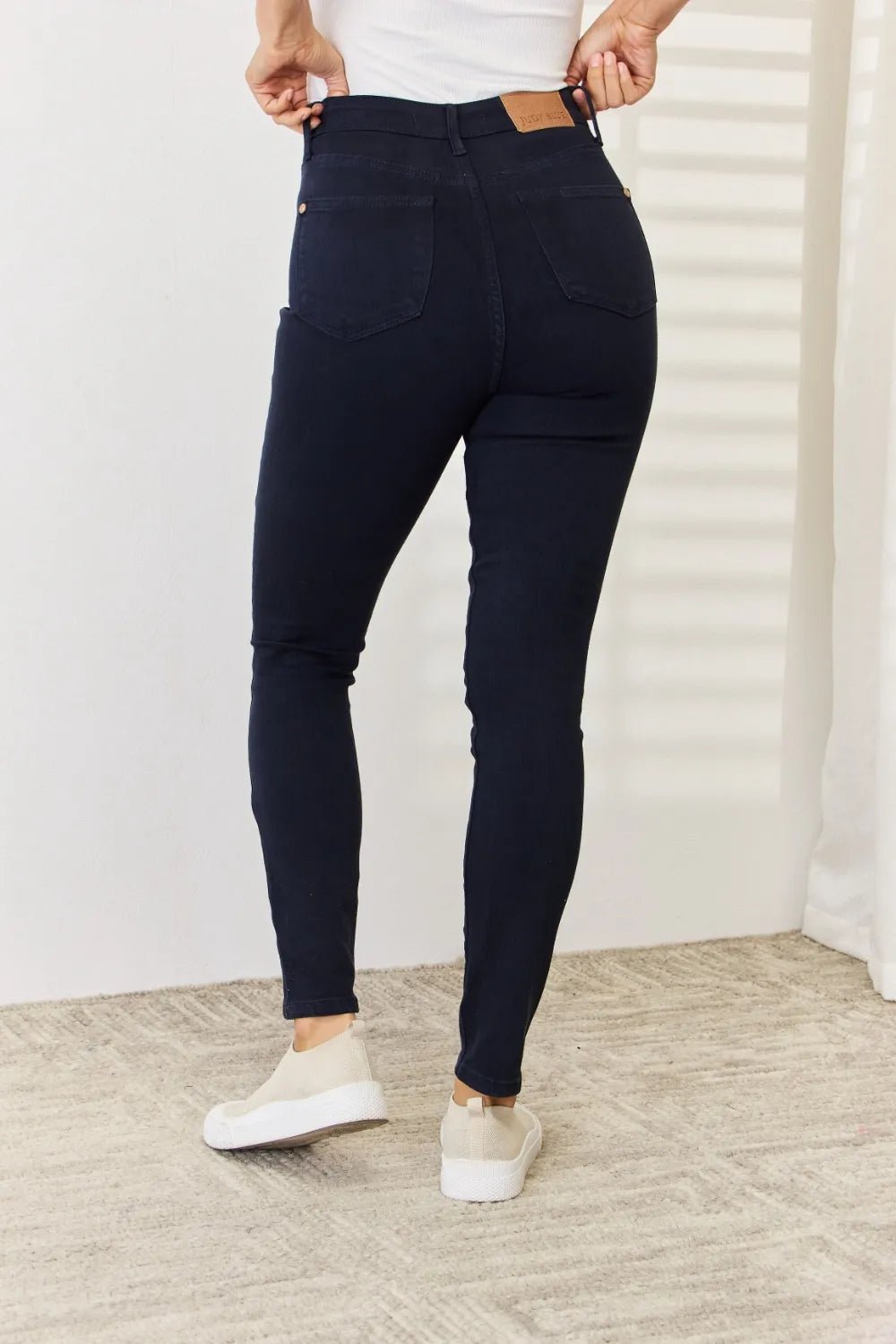 Judy Blue Full Size Garment Dyed Tummy Control Skinny Jeans - Grace & Grit Boutique