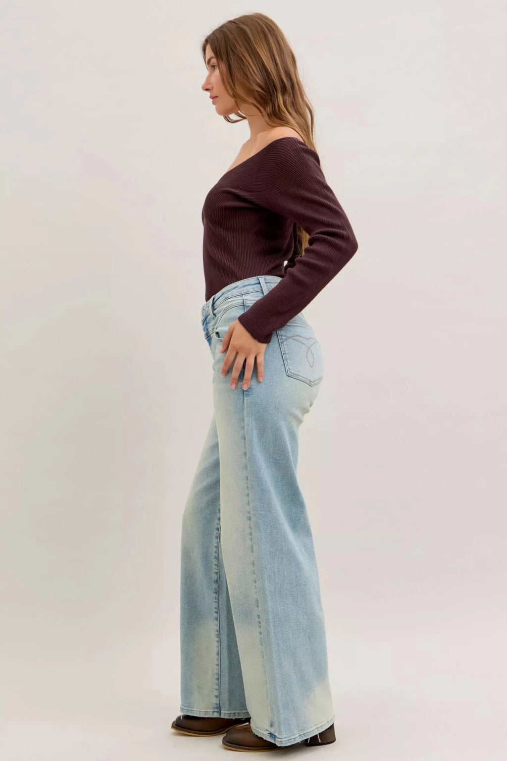 Judy Blue High Waist Column Straight Jeans - Grace & Grit Boutique
