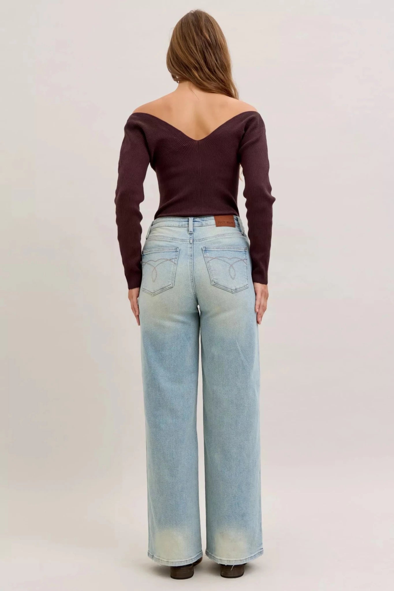 Judy Blue High Waist Column Straight Jeans - Grace & Grit Boutique