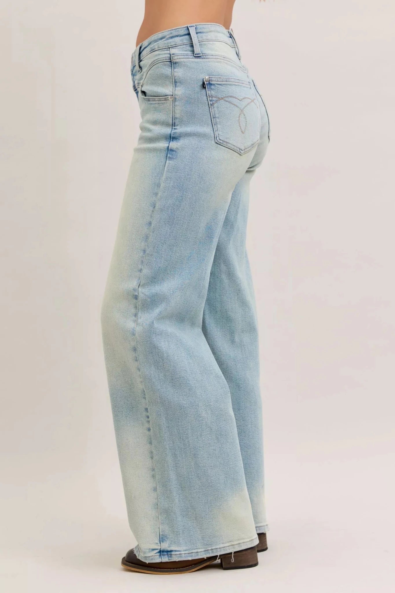 Judy Blue High Waist Column Straight Jeans - Grace & Grit Boutique