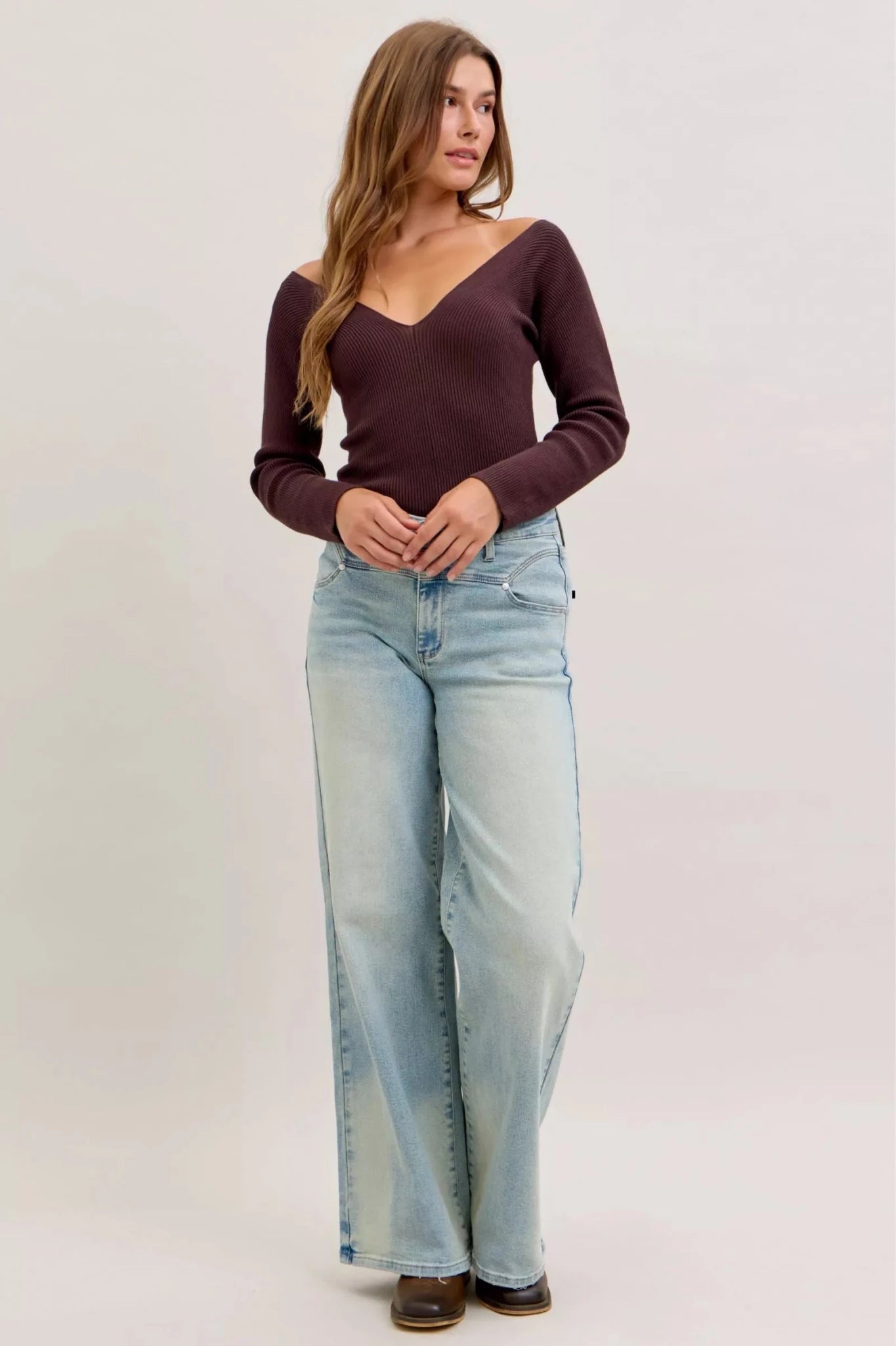 Judy Blue High Waist Column Straight Jeans - Grace & Grit Boutique