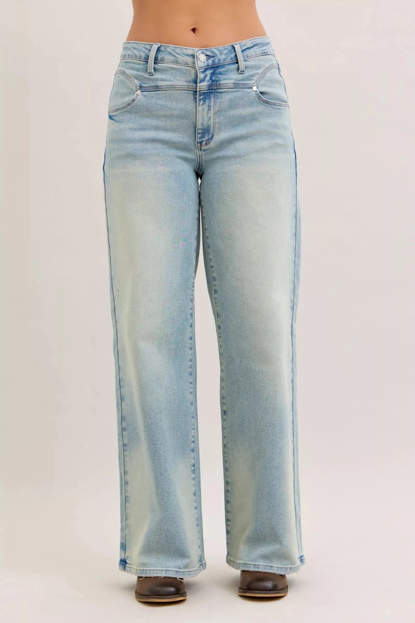 Judy Blue High Waist Column Straight Jeans - Grace & Grit Boutique