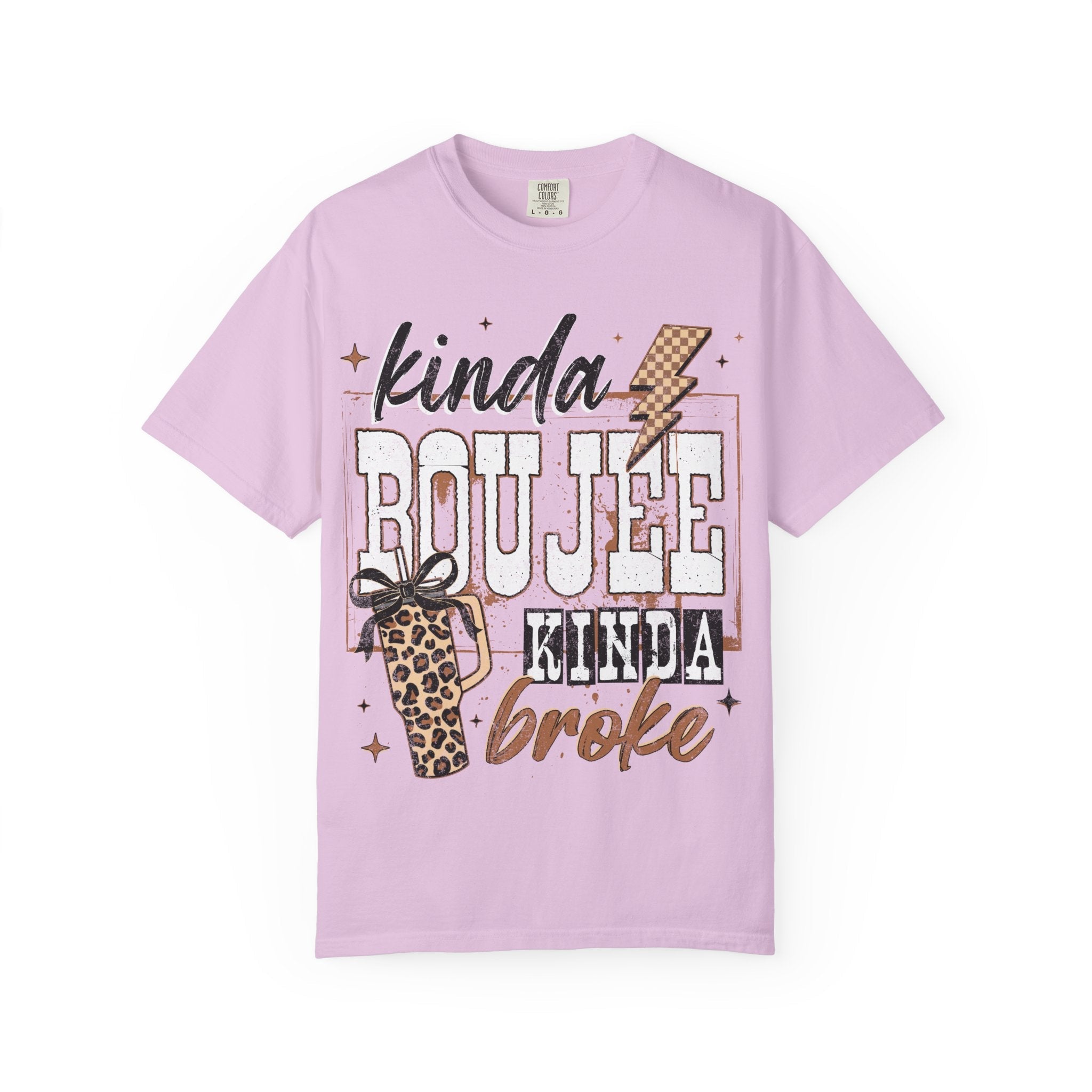 Kinda Boujee Kinda Broke T-Shirt - Grace & Grit Boutique