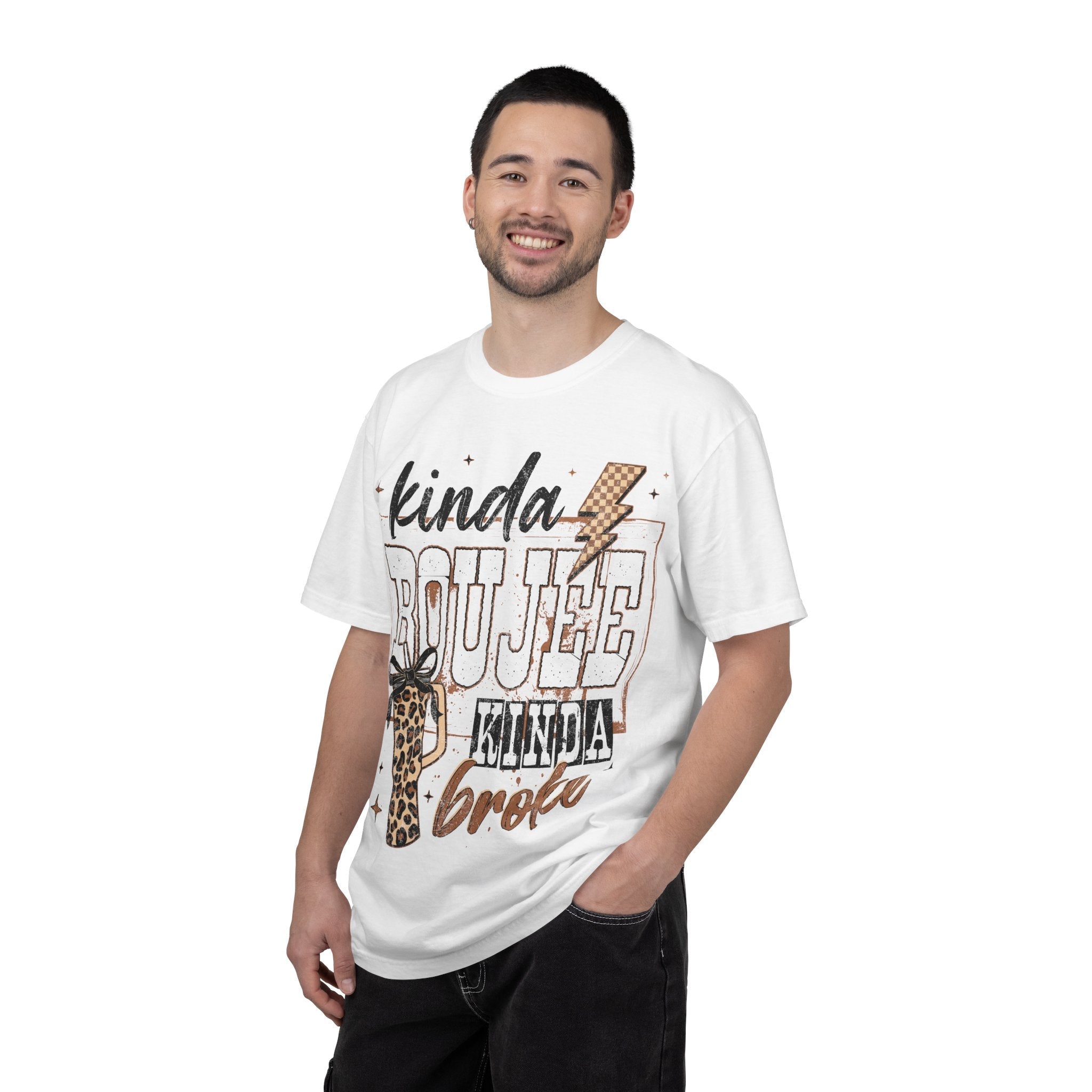 Kinda Boujee Kinda Broke T-Shirt - Grace & Grit Boutique