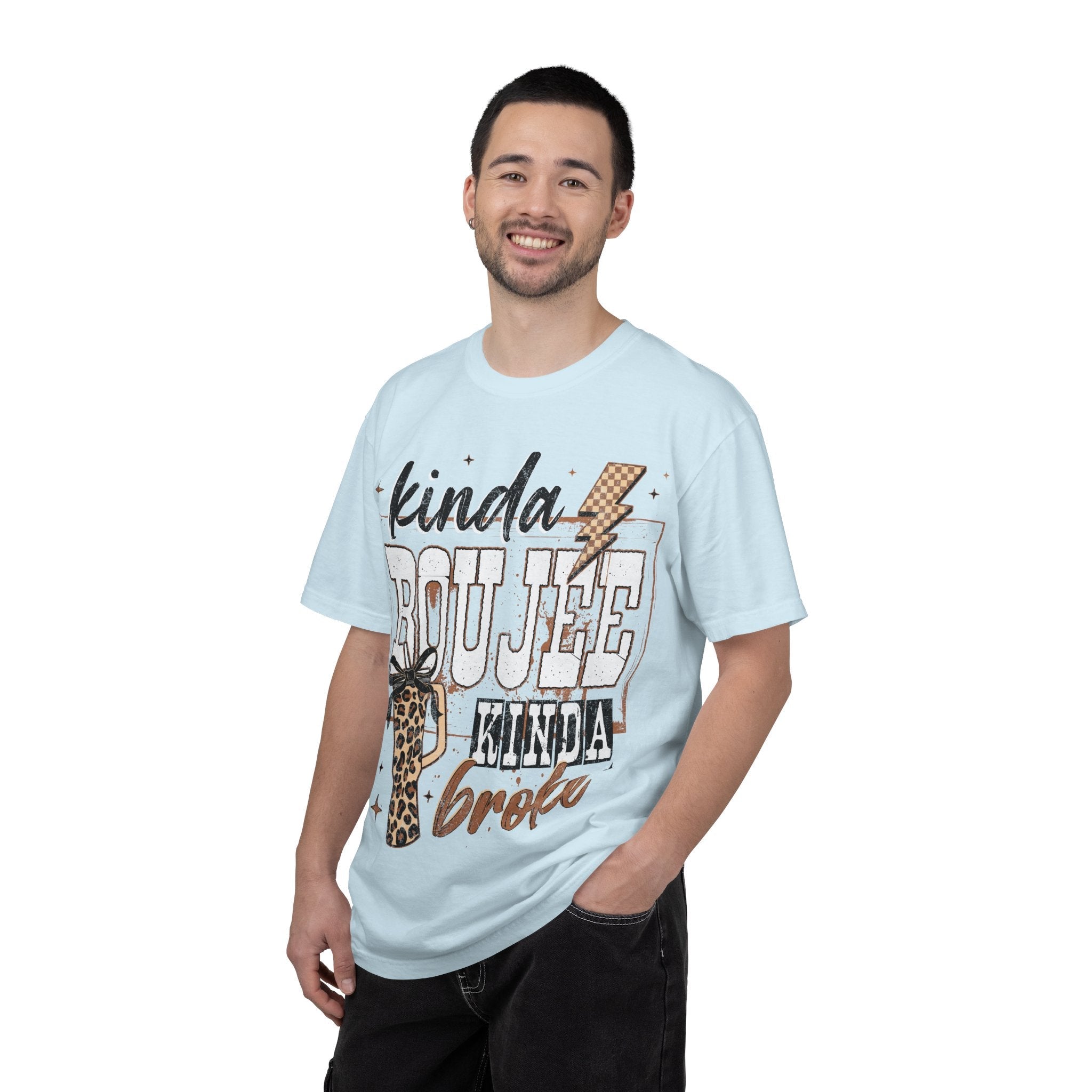 Kinda Boujee Kinda Broke T-Shirt - Grace & Grit Boutique