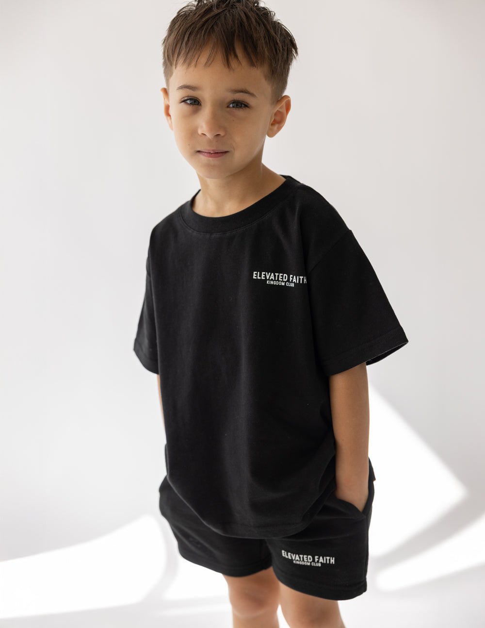 Kingdom Club Black Kids Tee - Grace & Grit Boutique