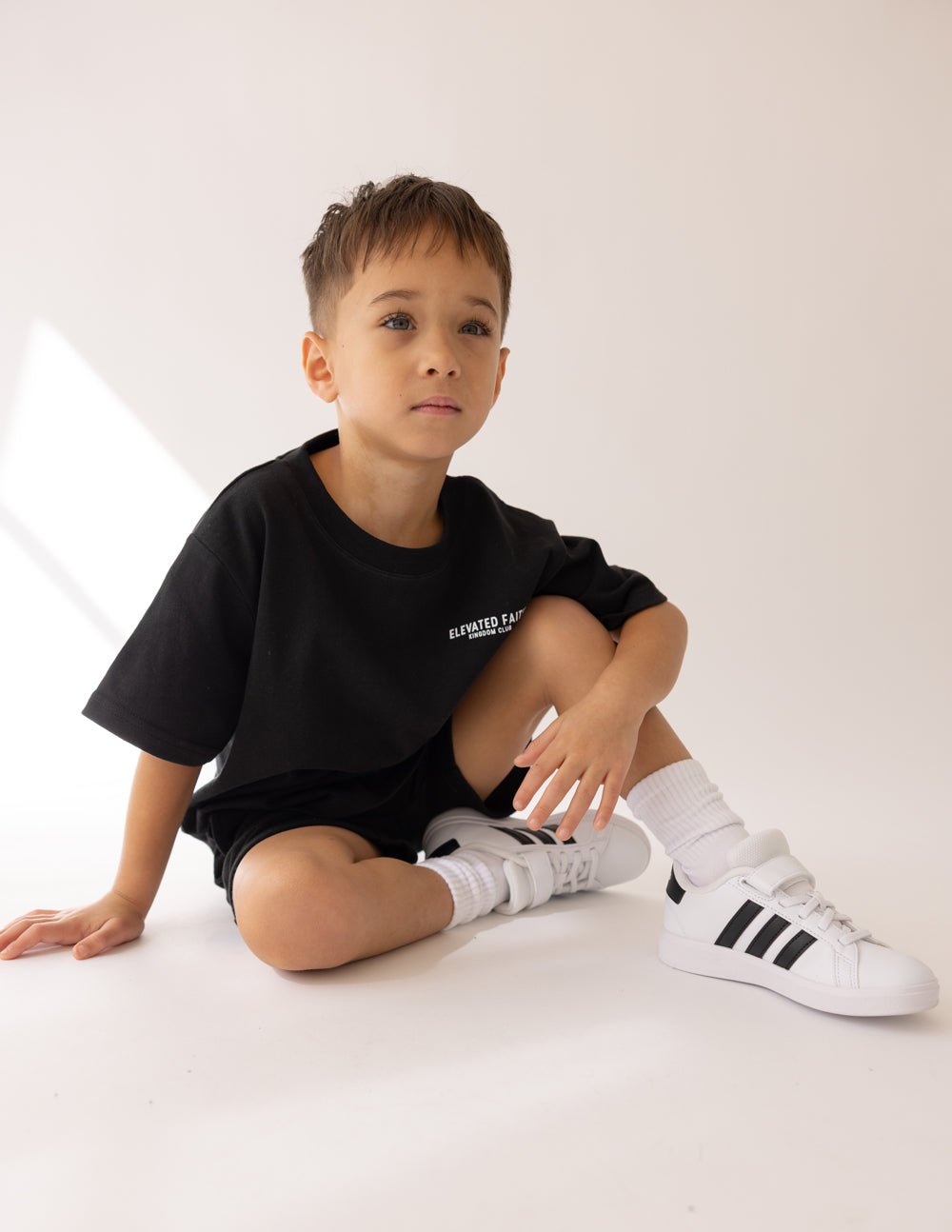 Kingdom Club Black Kids Tee - Grace & Grit Boutique