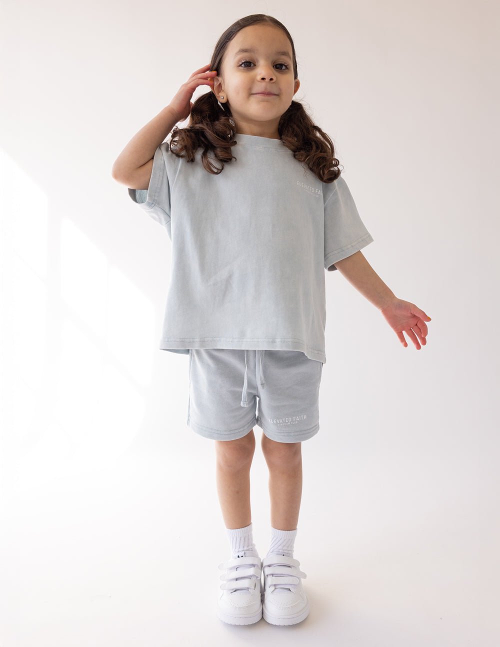 Kingdom Club Blue Kids Short - Grace & Grit Boutique