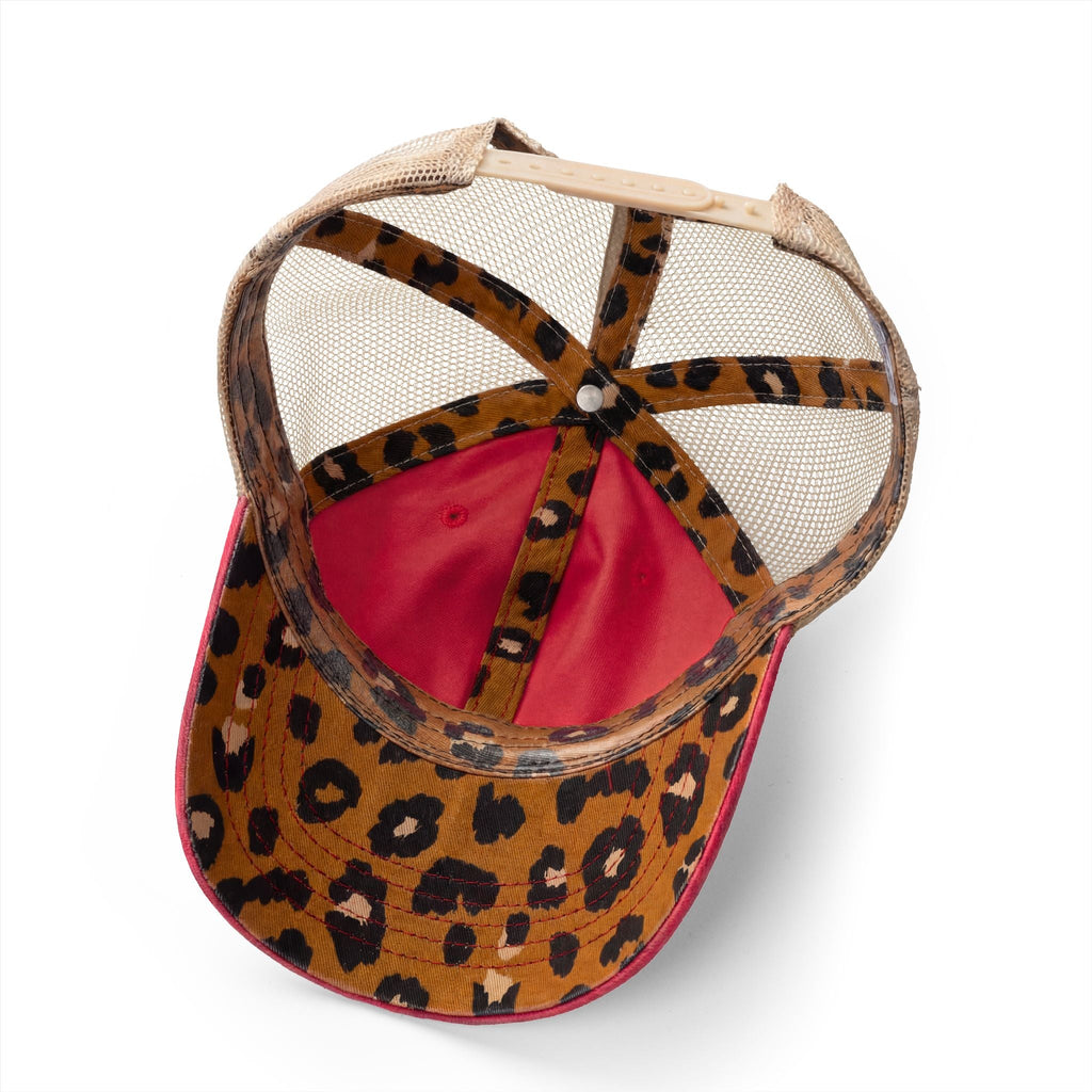 Lake Hair Don’t Care Leopard Print Trucker Hat - Grace & Grit Boutique