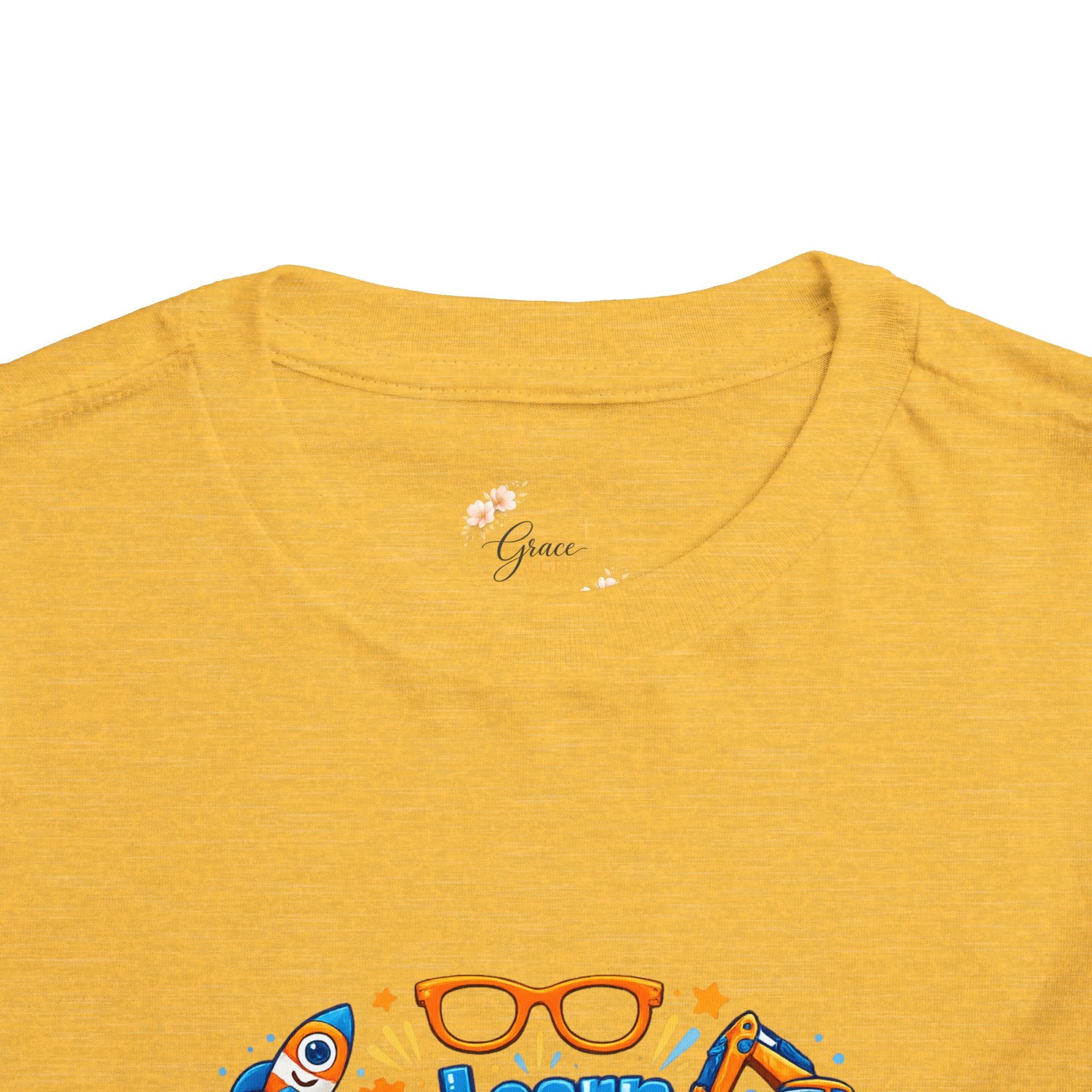 Learn Explore Play Toddler Tee — Educational Kids Shirt - Grace & Grit Boutique