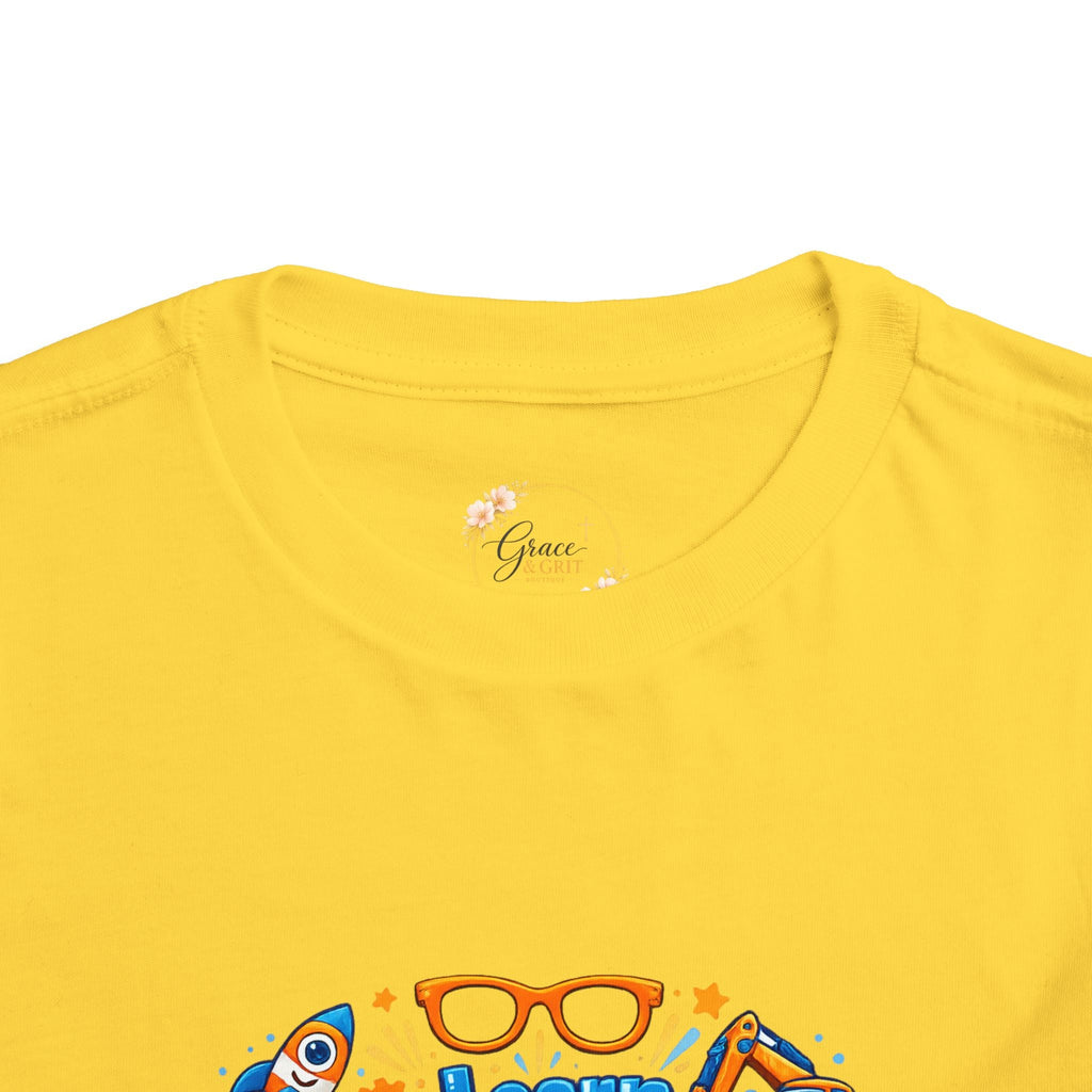 Learn Explore Play Toddler Tee — Educational Kids Shirt - Grace & Grit Boutique