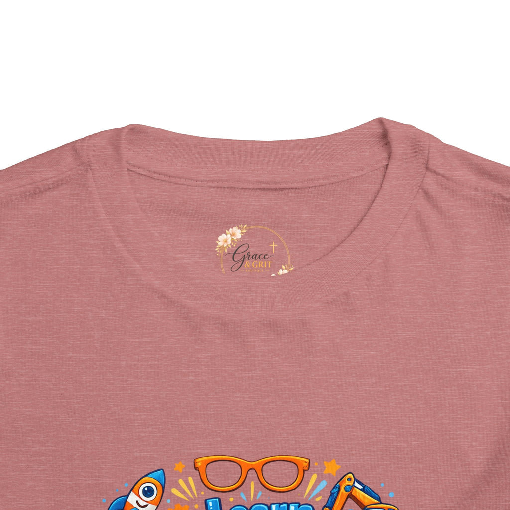 Learn Explore Play Toddler Tee — Educational Kids Shirt - Grace & Grit Boutique