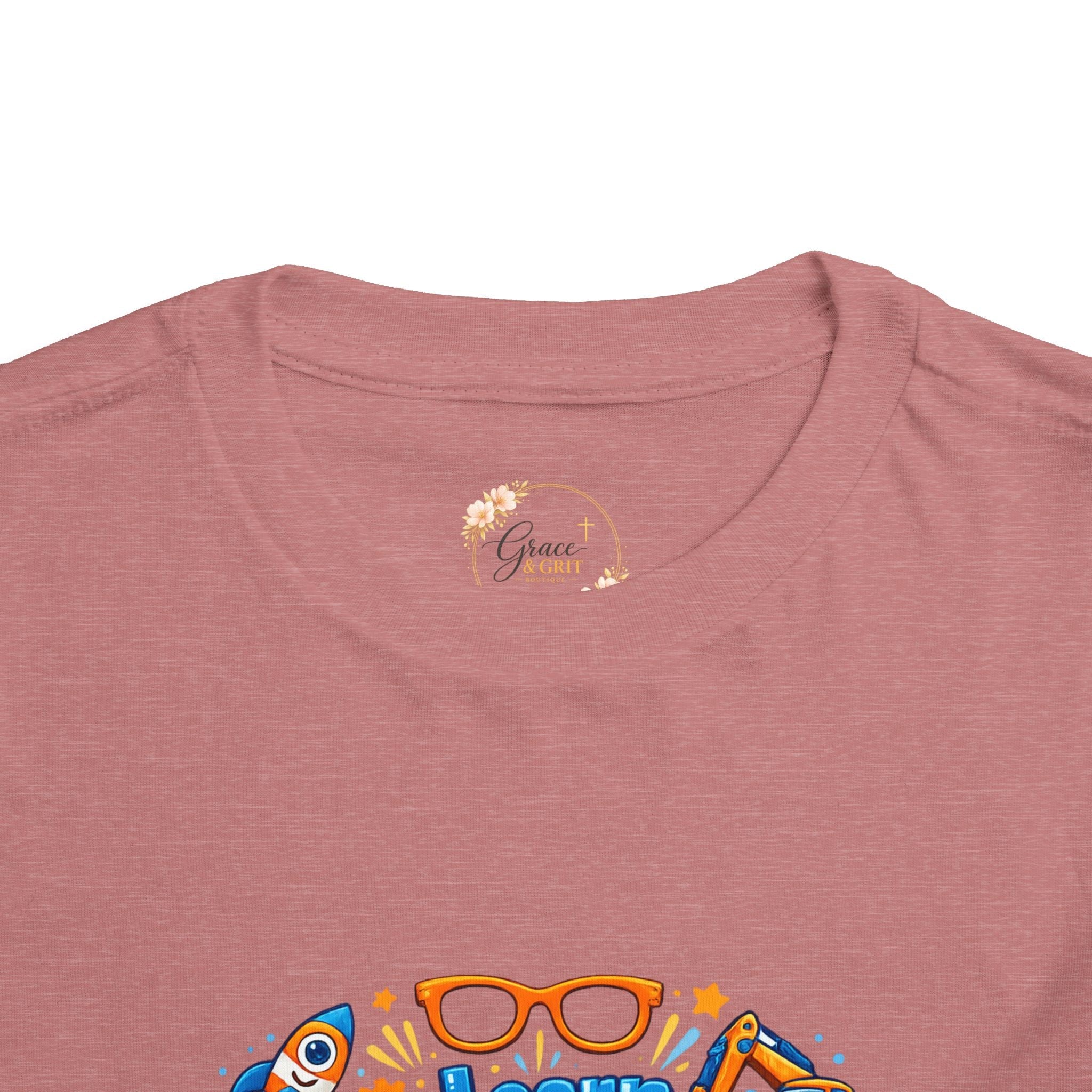 Learn Explore Play Toddler Tee — Educational Kids Shirt - Grace & Grit Boutique