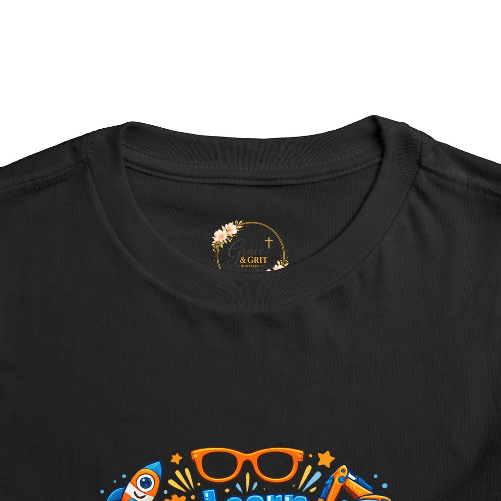 Learn Explore Play Toddler Tee — Educational Kids Shirt - Grace & Grit Boutique