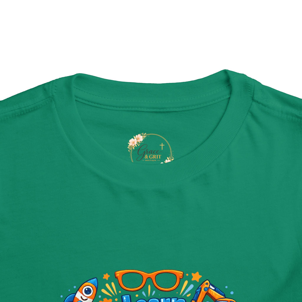 Learn Explore Play Toddler Tee — Educational Kids Shirt - Grace & Grit Boutique