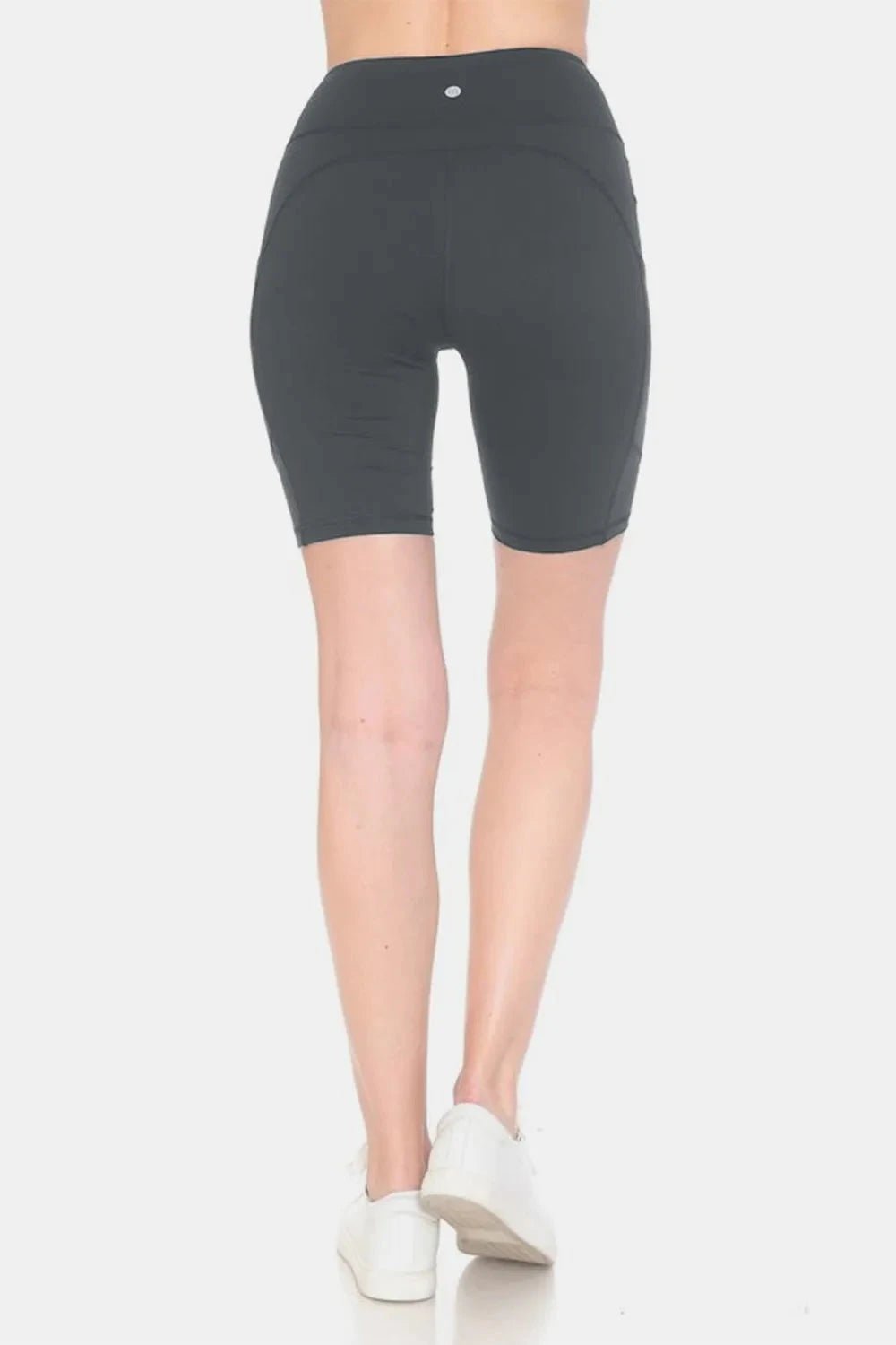 Leggings Depot Full Size High Waist Active Shorts - Grace & Grit Boutique