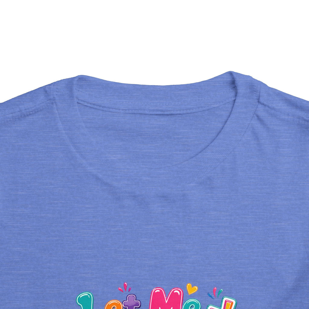 Let Me Tell You About My Jesus Toddler Tee — Colorful Christian Kids Shirt - Grace & Grit Boutique
