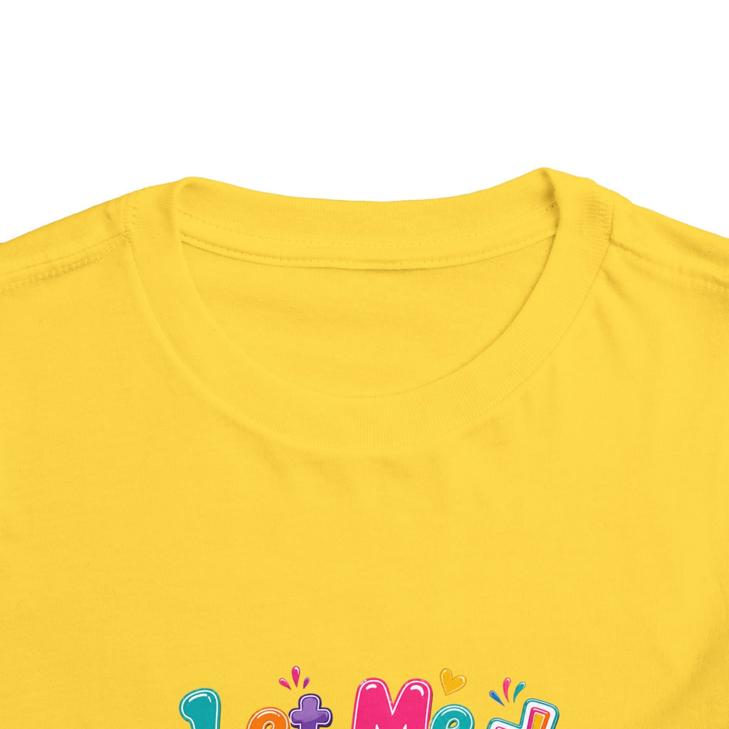 Let Me Tell You About My Jesus Toddler Tee — Colorful Christian Kids Shirt - Grace & Grit Boutique