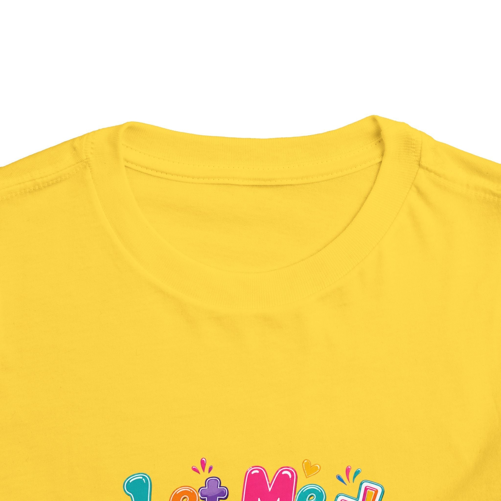 Let Me Tell You About My Jesus Toddler Tee — Colorful Christian Kids Shirt - Grace & Grit Boutique
