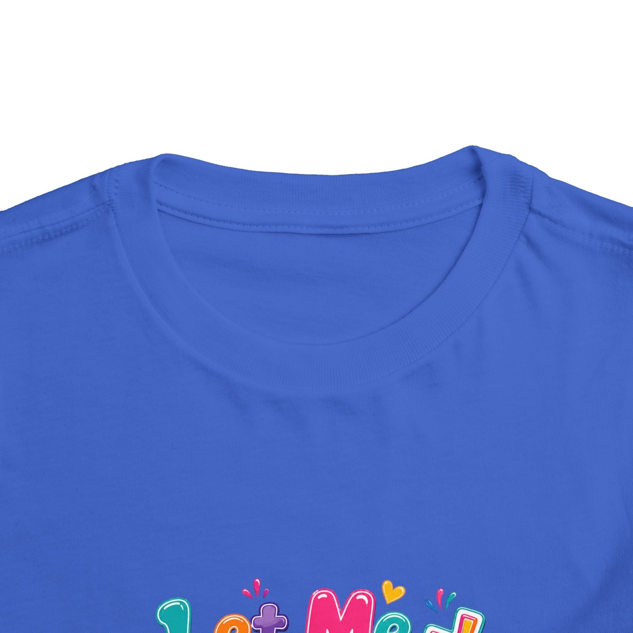 Let Me Tell You About My Jesus Toddler Tee — Colorful Christian Kids Shirt - Grace & Grit Boutique