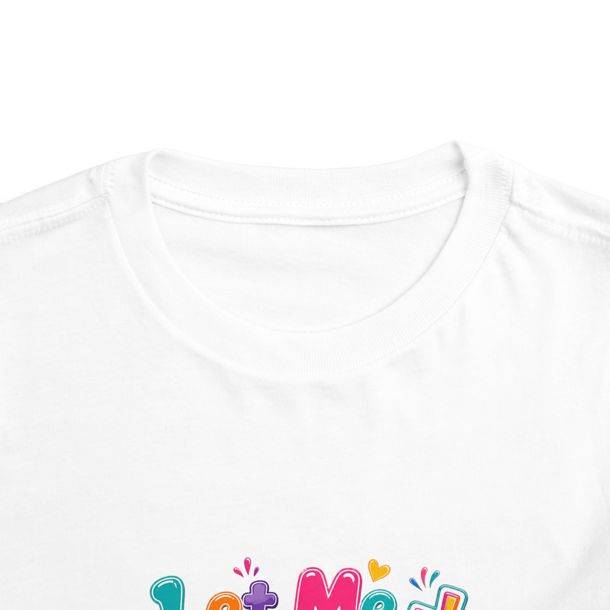 Let Me Tell You About My Jesus Toddler Tee — Colorful Christian Kids Shirt - Grace & Grit Boutique