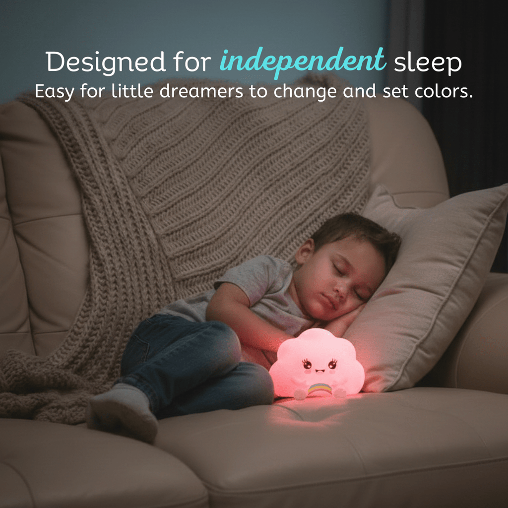 LumiPets® Kawaii Cloud - Children's Nursery Touch Night Light - Grace & Grit Boutique