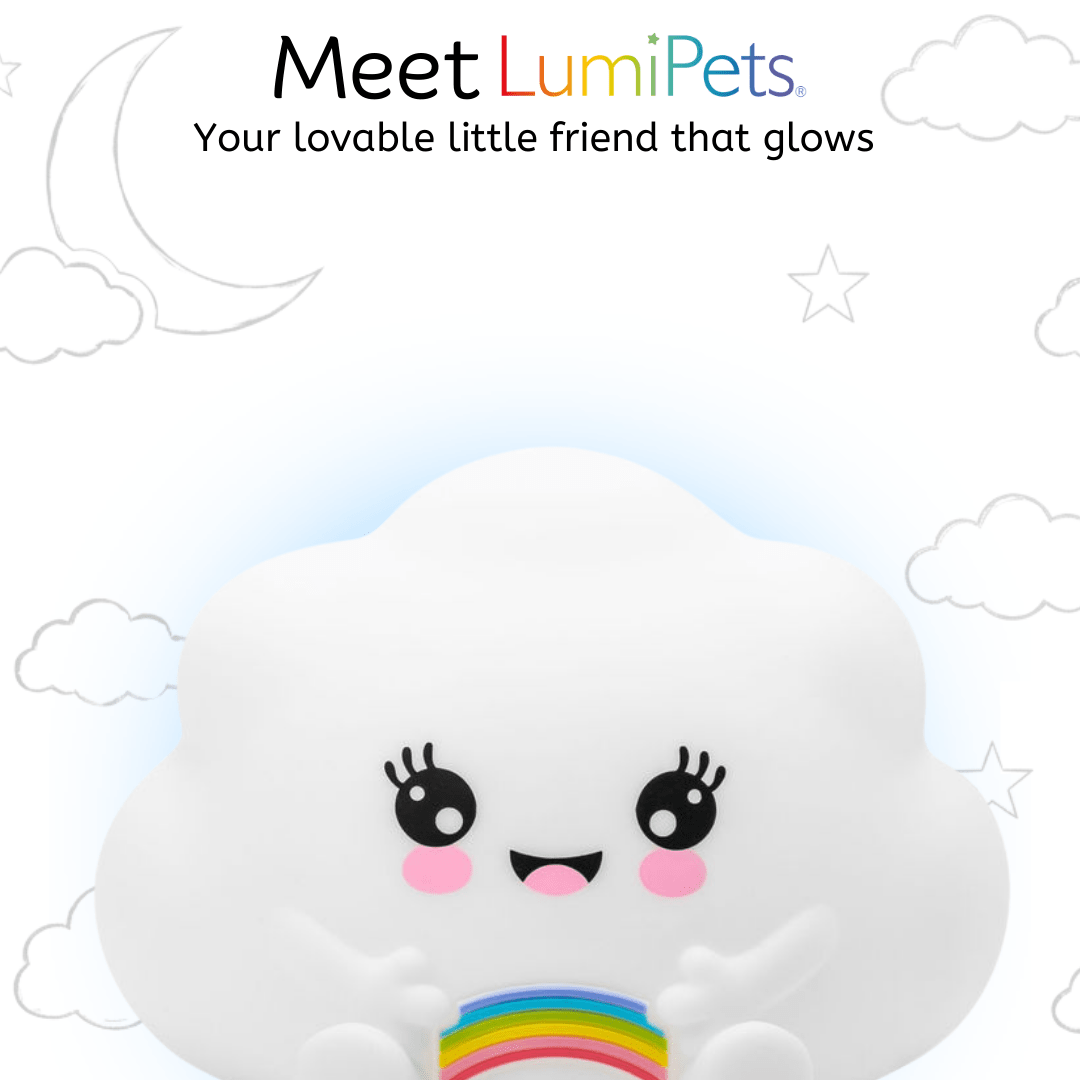LumiPets® Kawaii Cloud - Children's Nursery Touch Night Light - Grace & Grit Boutique