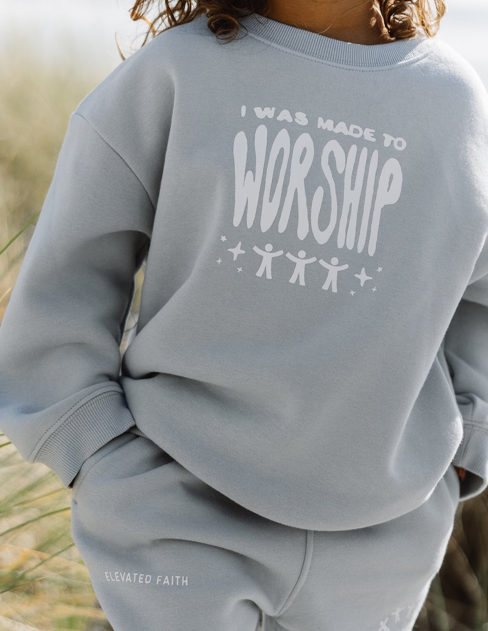 Made To Worship Kids Crewneck - Grace & Grit Boutique