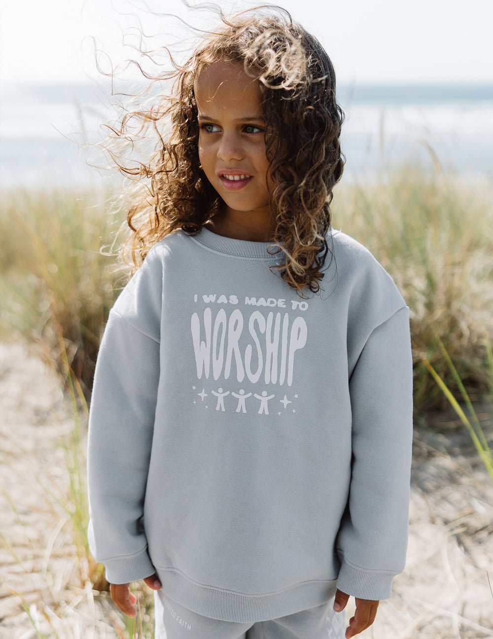 Made To Worship Kids Crewneck - Grace & Grit Boutique