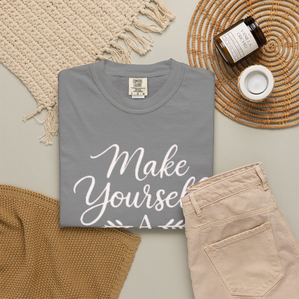 Make Yourself a Priority T-Shirt — Self - Care Inspirational Tee - Grace & Grit Boutique