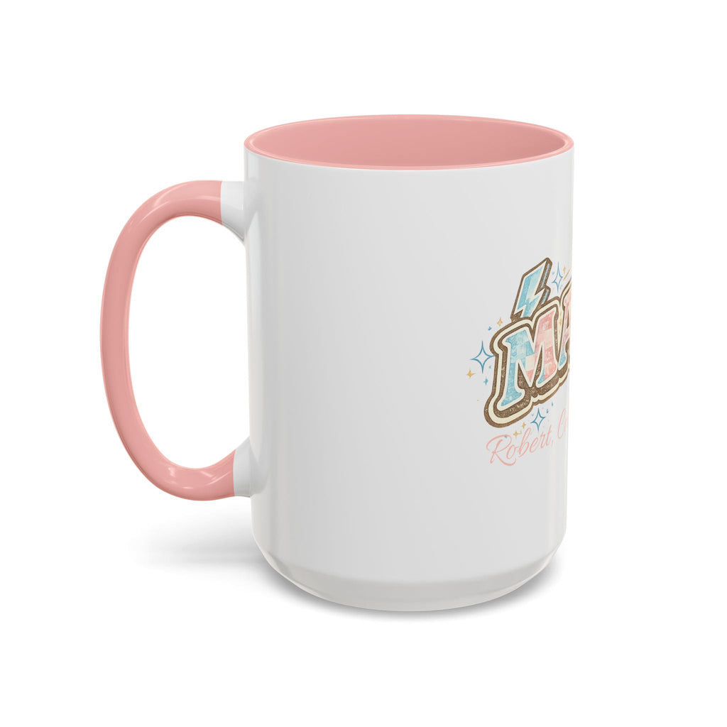Mama Retro Pastel Accent Coffee Mug — Ceramic 11/15 oz - Grace & Grit Boutique
