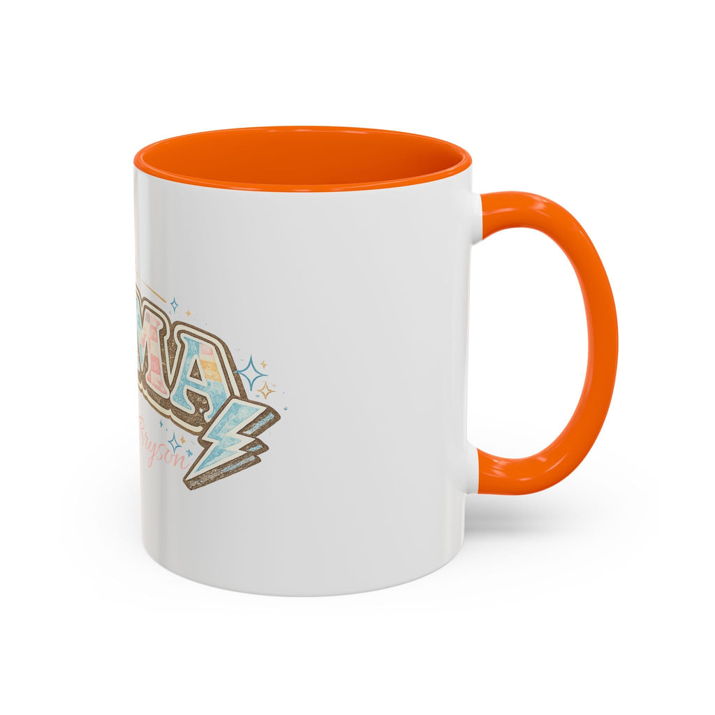 Mama Retro Pastel Accent Coffee Mug — Ceramic 11/15 oz - Grace & Grit Boutique