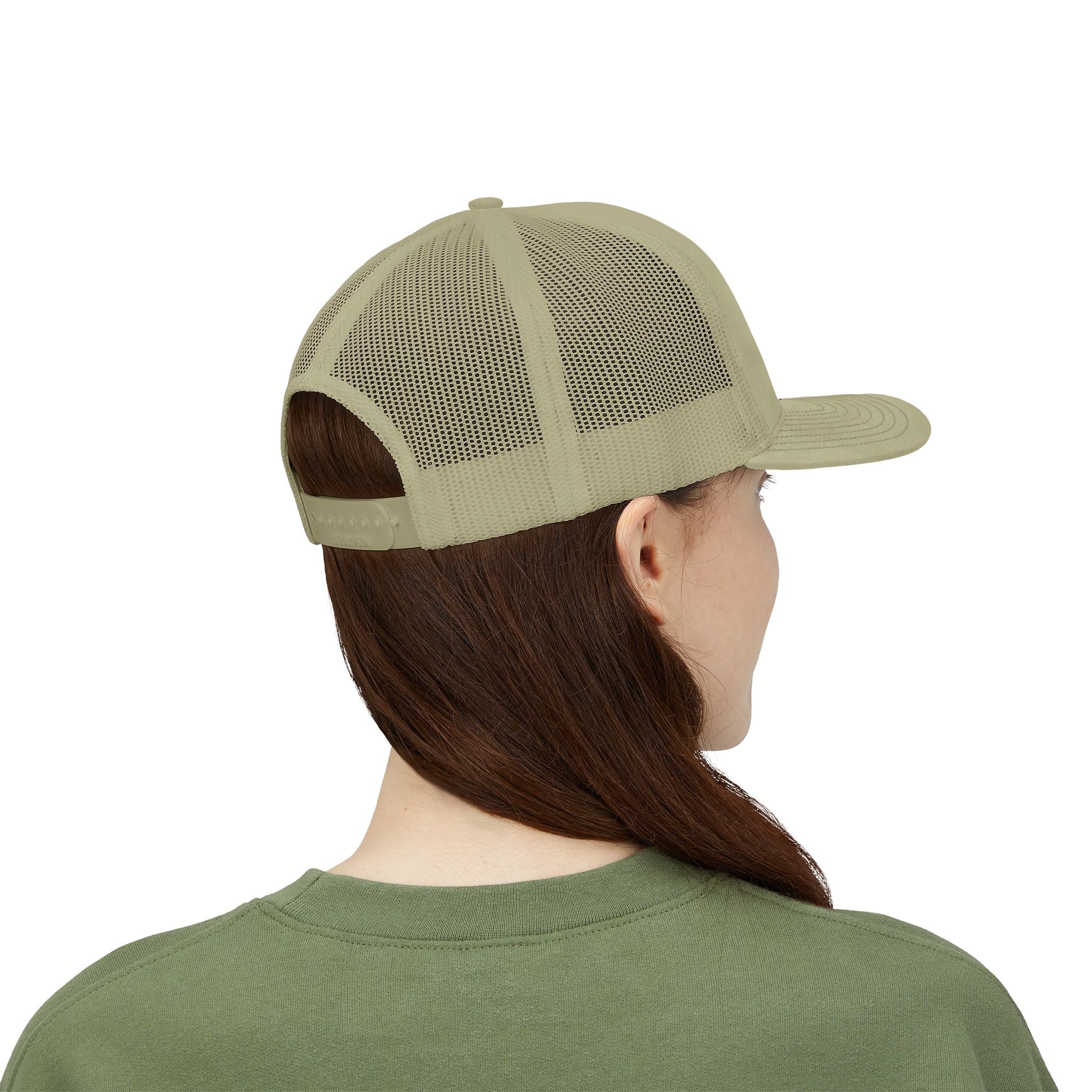 Mama Trucker Cap — Retro Stripes "Mama: Loved, Hardworking, Selfless, Protective" - Grace & Grit Boutique