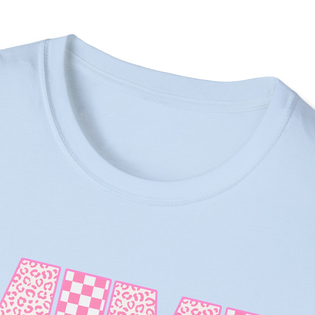 MIMI T-shirt | Pink Patterned - Grace & Grit Boutique