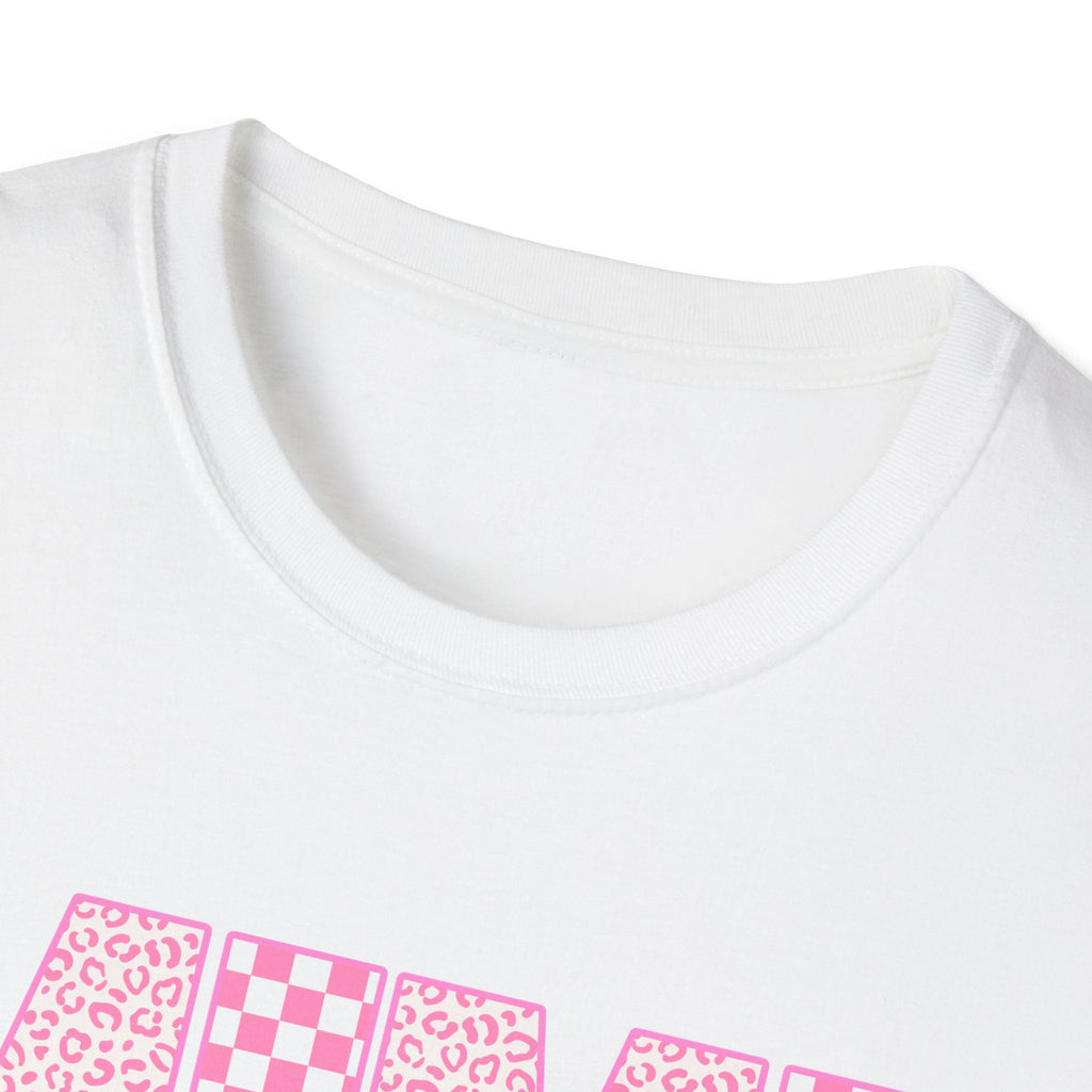 MIMI T-shirt | Pink Patterned - Grace & Grit Boutique