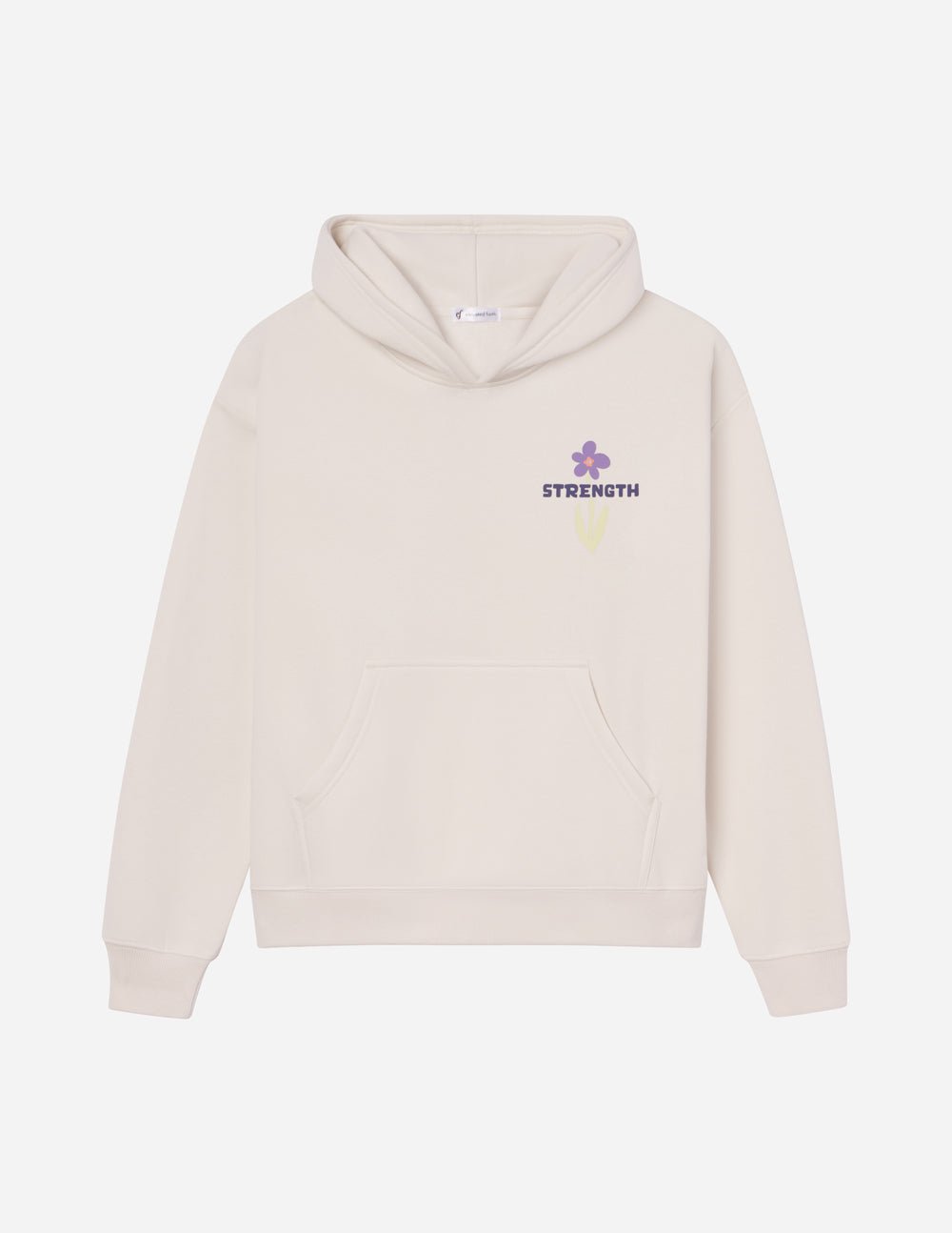 My Strength Floral Unisex Hoodie - Grace & Grit Boutique