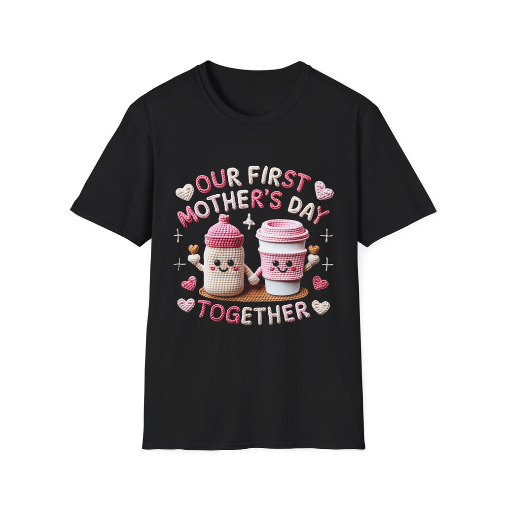 Our First Mother’s Day Together Coffee Cup Mom T-Shirt - Grace & Grit Boutique