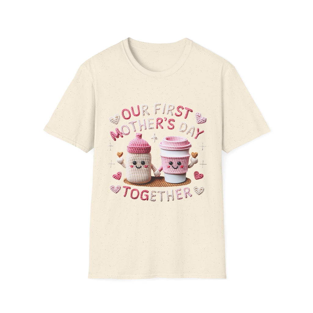 Our First Mother’s Day Together Coffee Cup Mom T-Shirt - Grace & Grit Boutique